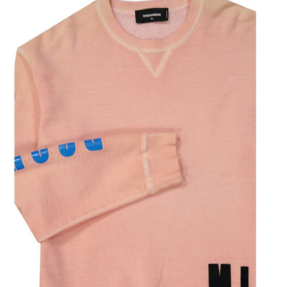 Dsquared² Orange Cotton Sweatshirt 1728,75611013280,Clothing,Dsquared²,Men,New with tags,Orange,S,Sweaters - Clothing,Sweatshirts - Sweaters - Clothing