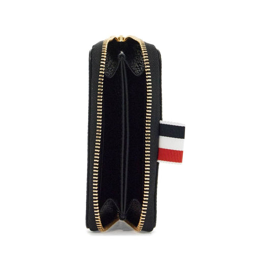 Thom Browne portafoglio slim con zip circonferenziale nero Wallets Thom Browne Black