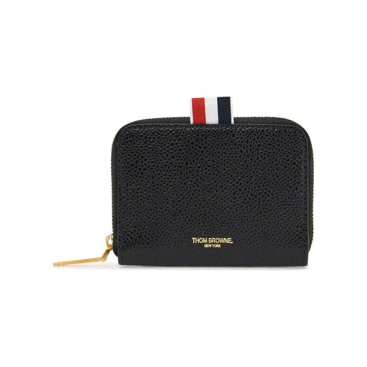Thom Browne portafoglio slim con zip circonferenziale nero Wallets Thom Browne Dark Slate Gray