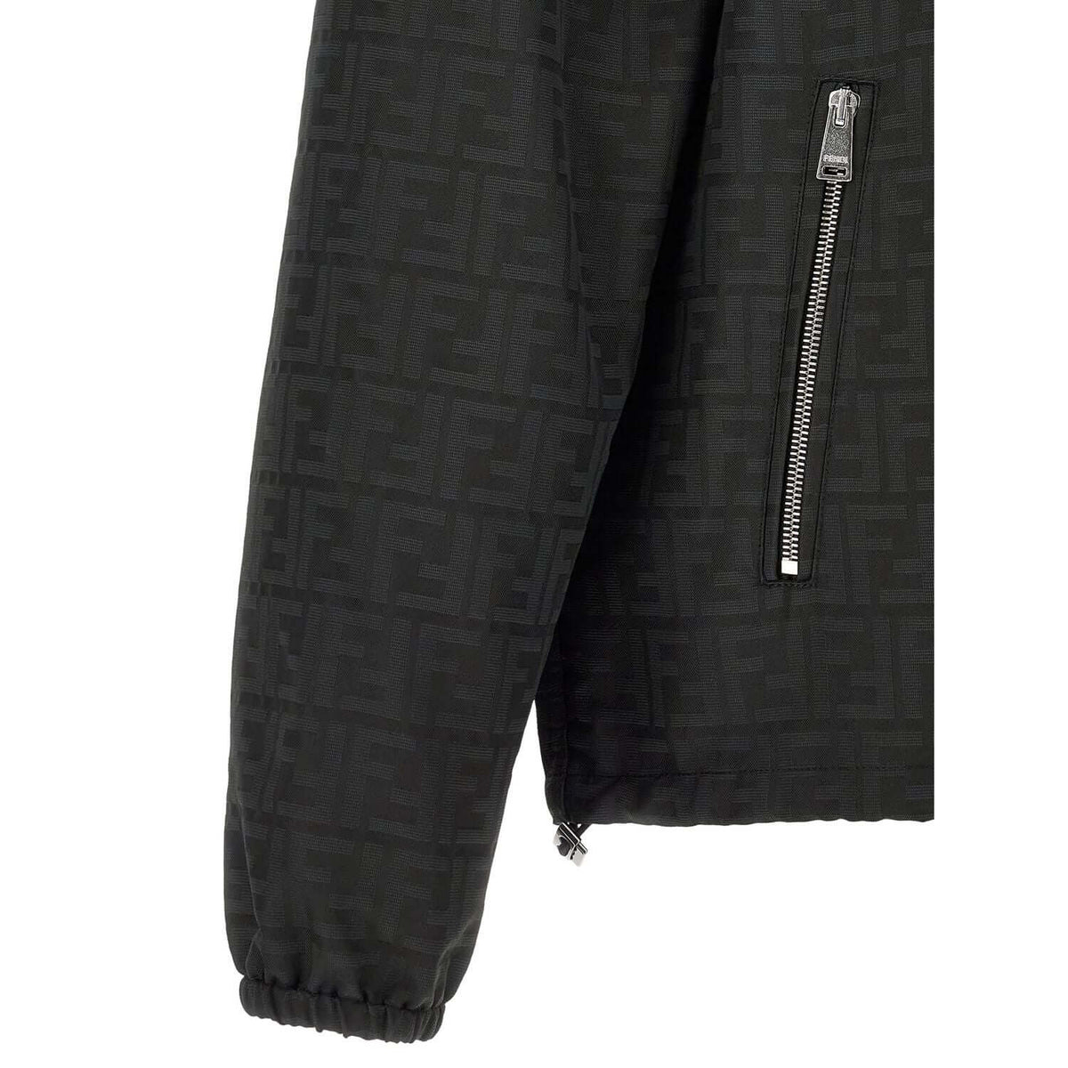 Fendi Black Polyester Shell Jacket