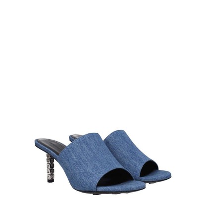 Givenchy Blue Fabric Platform Sandals 1728,75667636384,Blue,EU36.5/US6.5,EU36/US6,EU37/US7,Givenchy,New with tags,Platforms - Sandals - Shoes,Sandals - Shoes,Shoes,Women