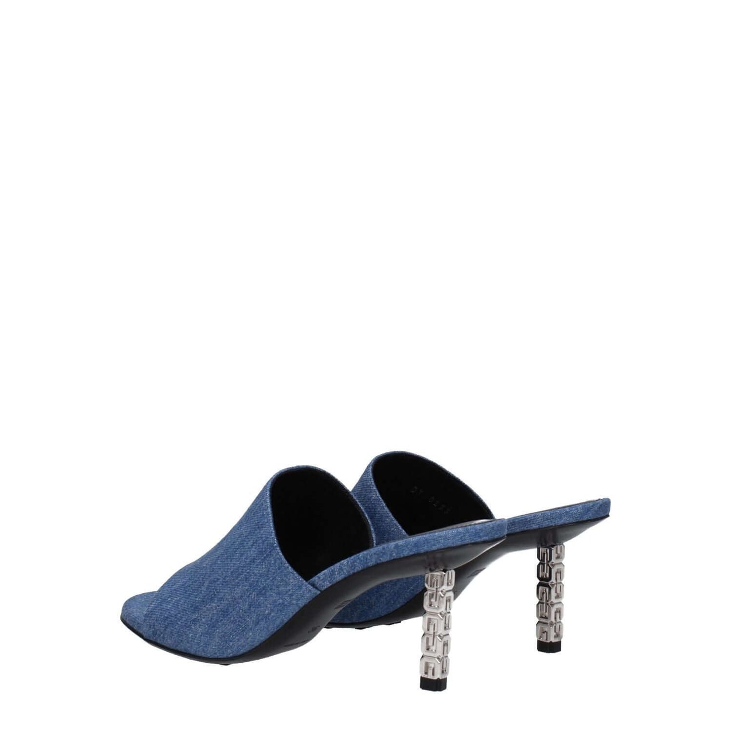 Givenchy Blue Fabric Platform Sandals 1728,75667636384,Blue,EU36.5/US6.5,EU36/US6,EU37/US7,Givenchy,New with tags,Platforms - Sandals - Shoes,Sandals - Shoes,Shoes,Women