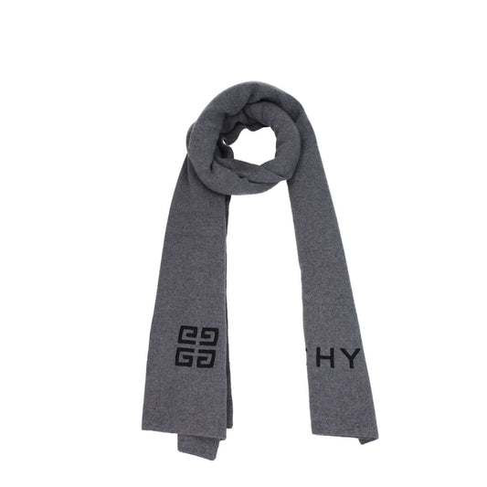 Givenchy Gray Wool Scarf 1728,75667636384,Accessories,Givenchy,Gray,Men,New with tags,Scarves - Accessories,Scarves - Scarves - Accessories