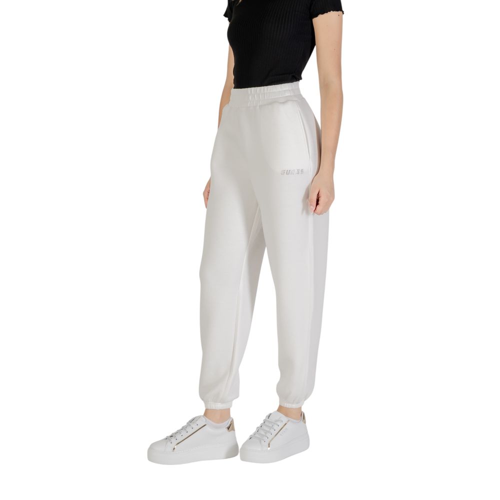 Guess Active Cream Viscose Joggers (Workout Pants) Guess Active