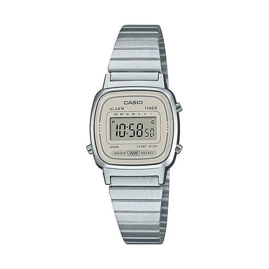 CASIO VINTAGE SLIM DESIGN WATCHES CASIO COLLECTION & VINTAGE Light Gray