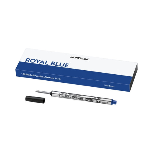 MONTBLANC Mod. ROYAL BLUE - BALLPOINT PEN REFILLS - MEDIUM - 1 PC Accessories,Category-Accessories,Men,PENS,Refill