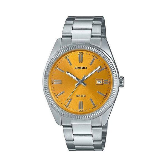 CASIO COLLECTION Mod. DATE - MUSTARD YELLOW WATCHES CASIO COLLECTION & VINTAGE Gray