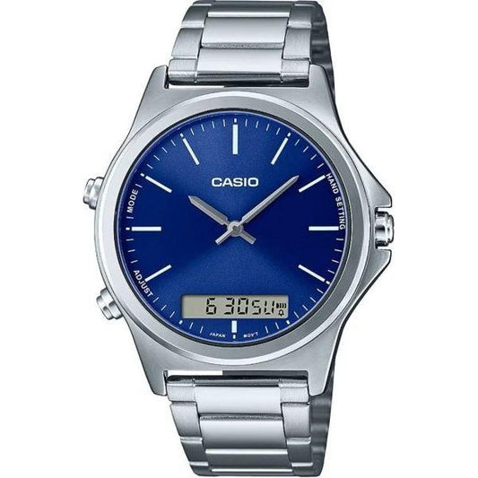 CASIO COLLECTION Mod. ANA-DIGIT ALARM Blue WATCHES CASIO CLASSIC & VINTAGE Dark Slate Gray