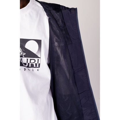 Napapijri Blue Polyester Shell Jacket Napapijri