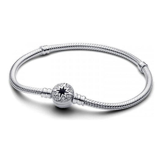 PANDORA MOMENTS Mod. NORTH STAR CLASP SNAKE CHAIN - Size 20 Bracelet,JEWELRY,Lady,Watches,Watches - Accessories,Women
