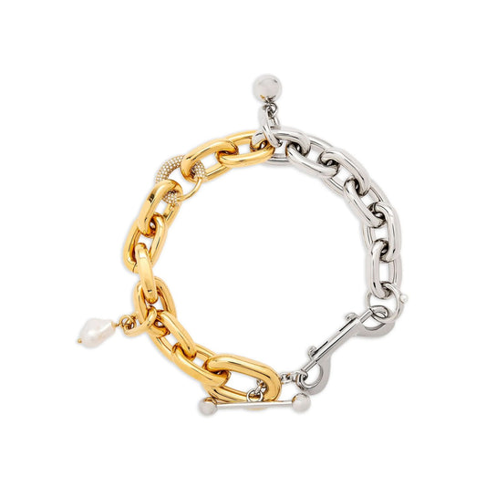 Paco Rabanne Multicolor Brass Necklace