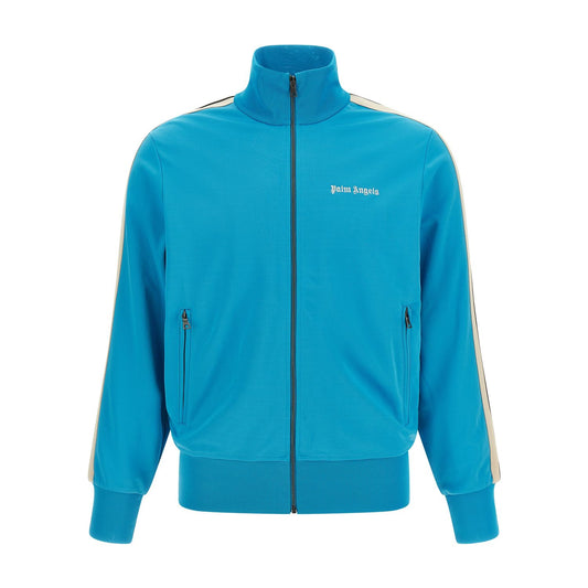 Palm Angels Blue Polyester Sweatshirt