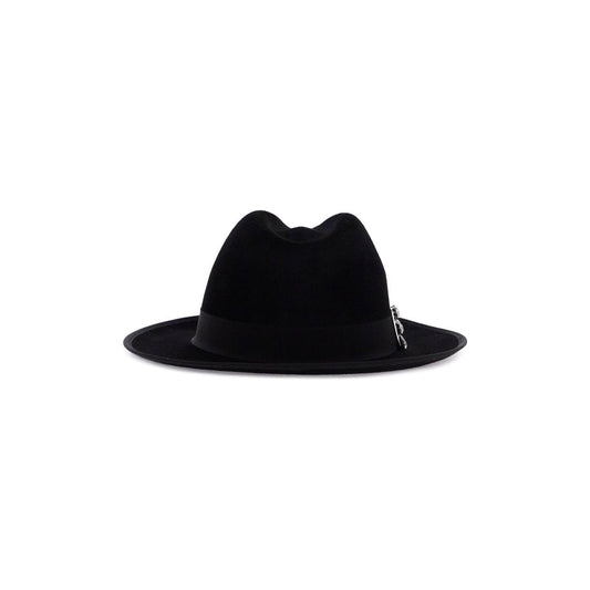 Roger Vivier "felted wool fedora très vivier Scarves Hats & Gloves Roger Vivier Black