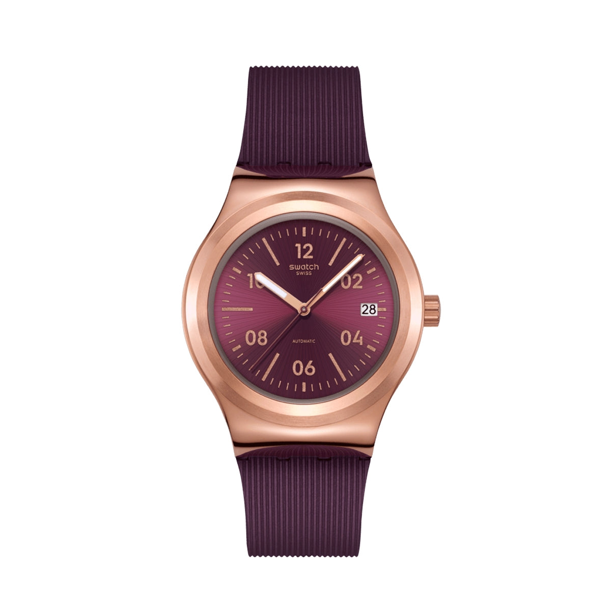 SWATCH Mod. BURGUNDY STORY READY STOCKED WATCHES,Wristwatch