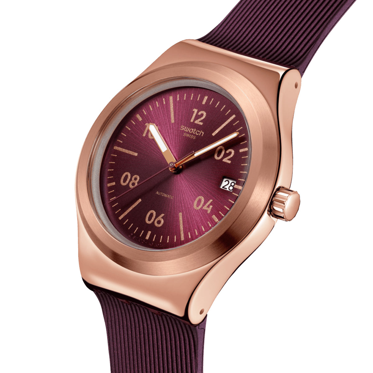 SWATCH Mod. BURGUNDY STORY READY STOCKED WATCHES,Wristwatch