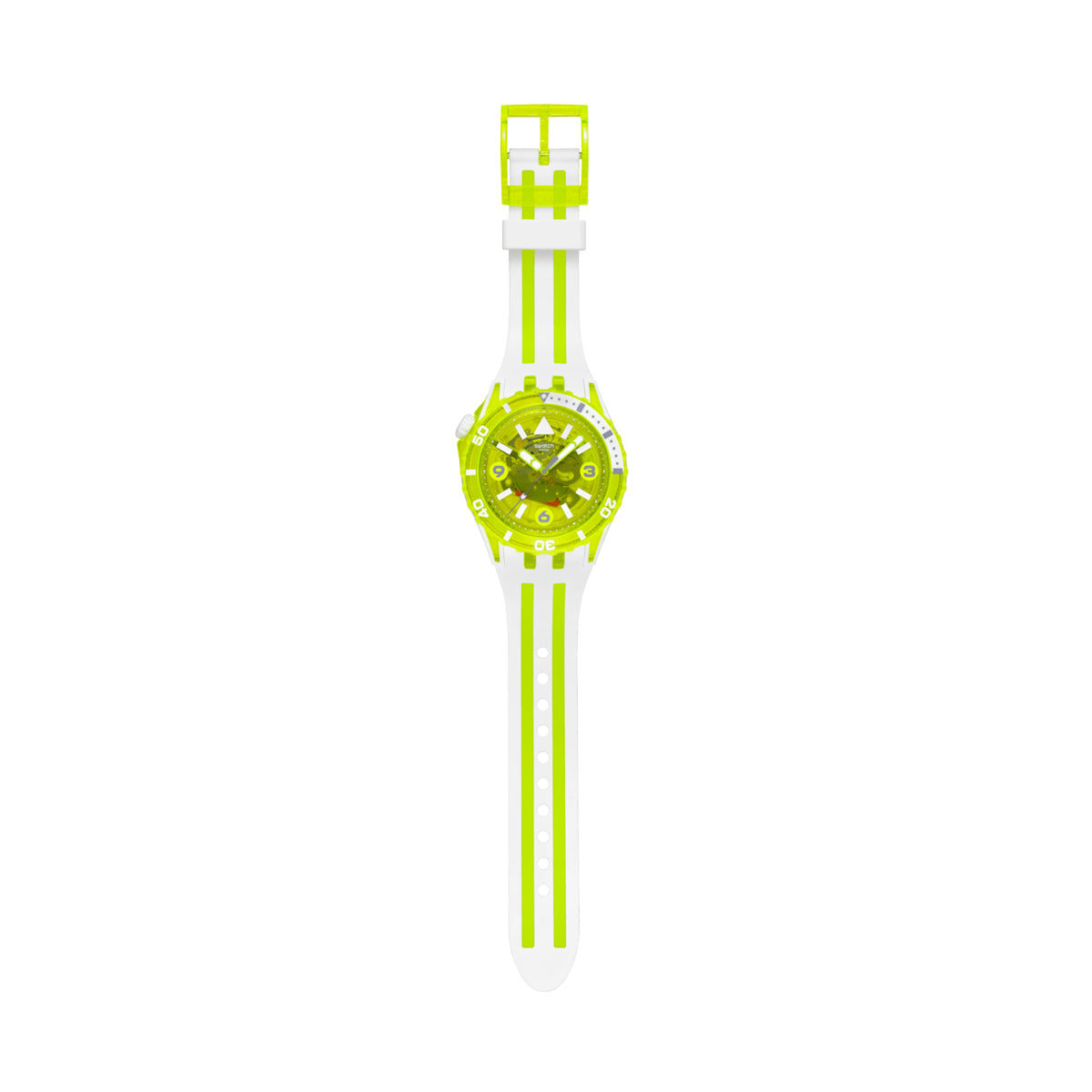 SWATCH Mod. EGG YOLK READY STOCKED WATCHES,Wristwatch