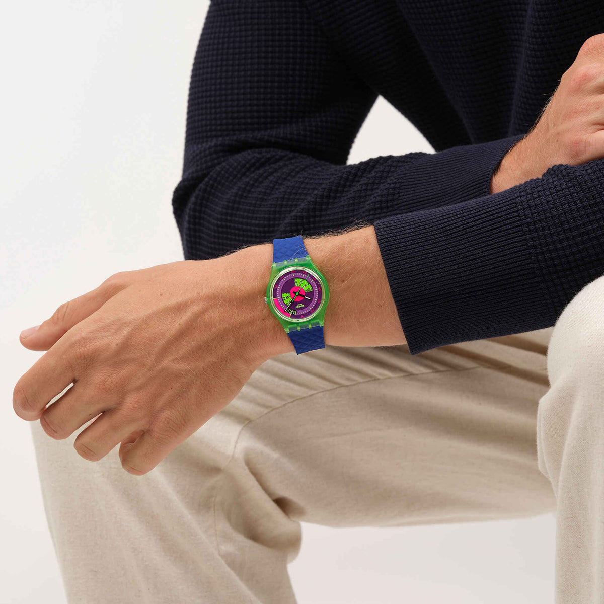 SWATCH Mod. NEON SKYCHART READY STOCKED WATCHES,Wristwatch