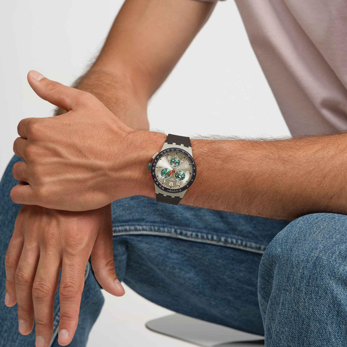 SWATCH Mod. OBSIDIAN INK READY STOCKED WATCHES,Wristwatch