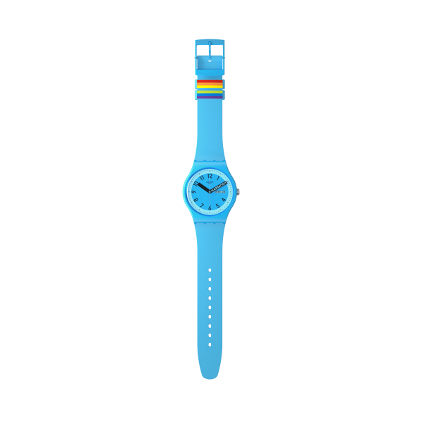 SWATCH Mod. PROUDLY BLUE READY STOCKED WATCHES,Wristwatch