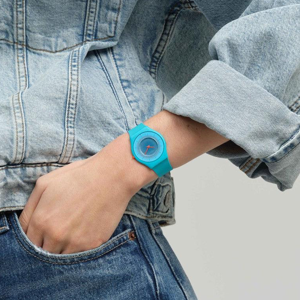 SWATCH Mod. RADIANTLY TEAL READY STOCKED WATCHES,Wristwatch