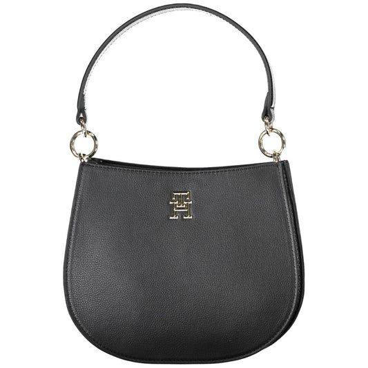 Tommy Hilfiger Black Polyester Handbag