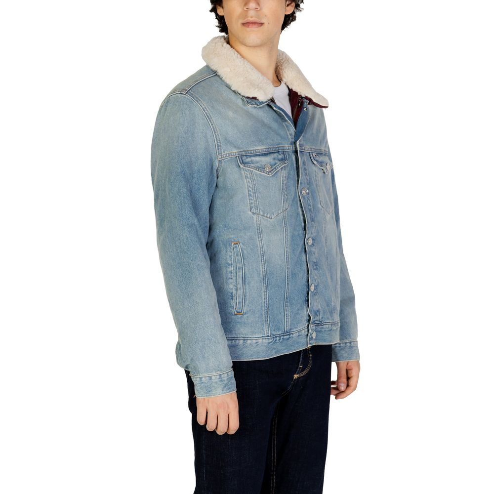 Tommy Hilfiger Jeans Light Blue Cotton Denim Jacket