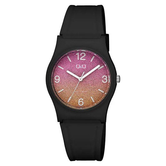 Q&Q ATTRACTIVE Mod. V27A-013VY WATCHES Q&Q Rosy Brown