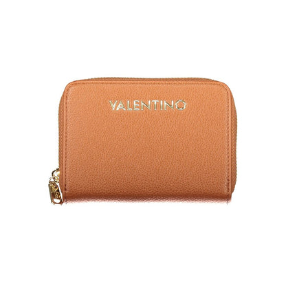 Valentino Brown Polyethylene Wallet